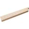 Ekena Millwork 2in. W x 6in. H x 36in. L Carmel Woodgrain TimberThane Rafter Tail, Primed Tan RFTUR02X06X36CARRCPR - alternate 4